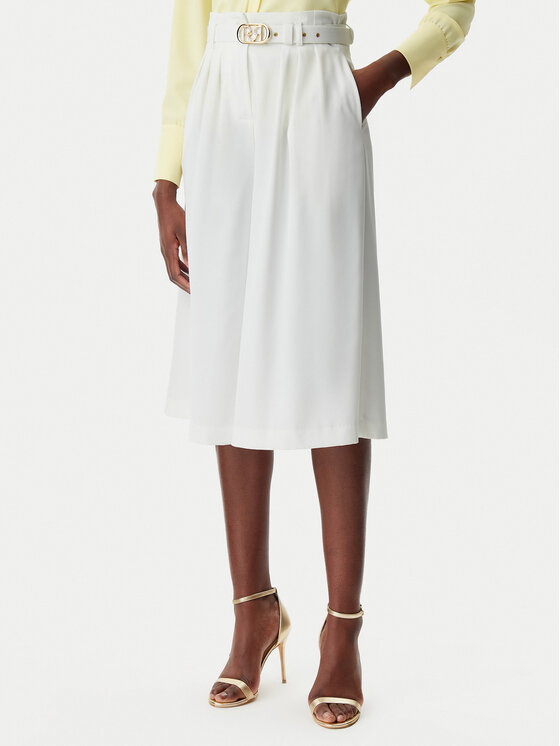 Rinascimento Pantaloni culotte CFC0122530003 Bianco Regular Fit, taglia : XS