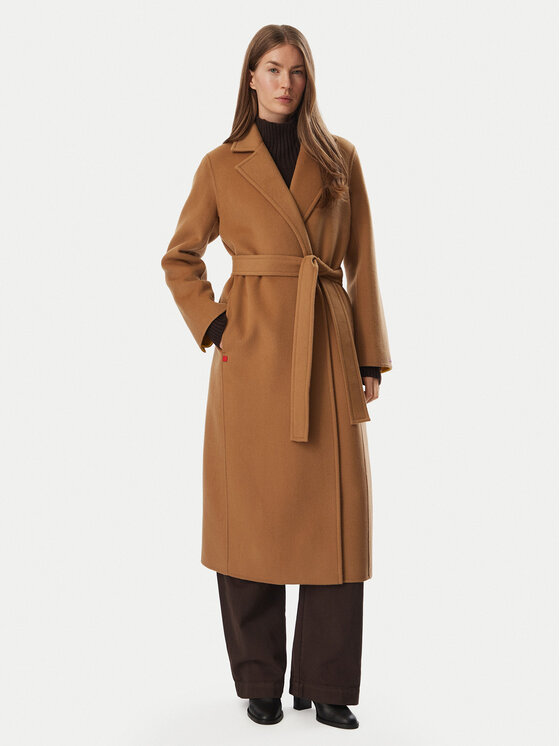 MAX&Co. MAX&Co. Vlněný kabát Olongrund 2626016033200 Světle hnědá Regular Fit