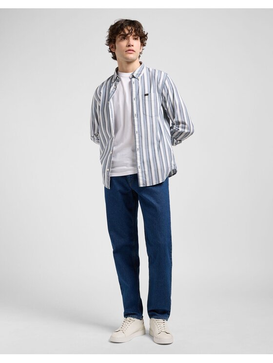 Lee Lee Koszula BUTTON DOWN Kolorowy Regular Fit