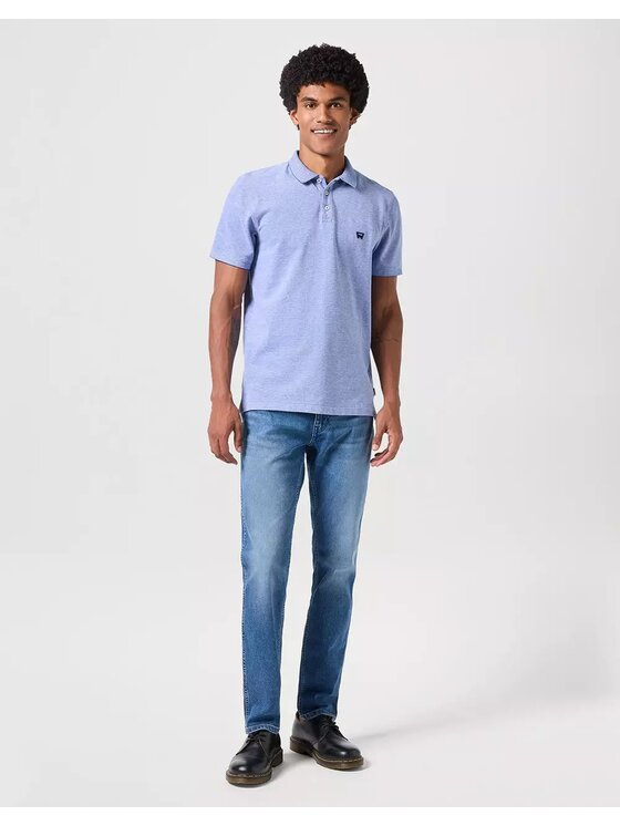 Wrangler Wrangler Jeansy RIVER Niebieski Straight Fit