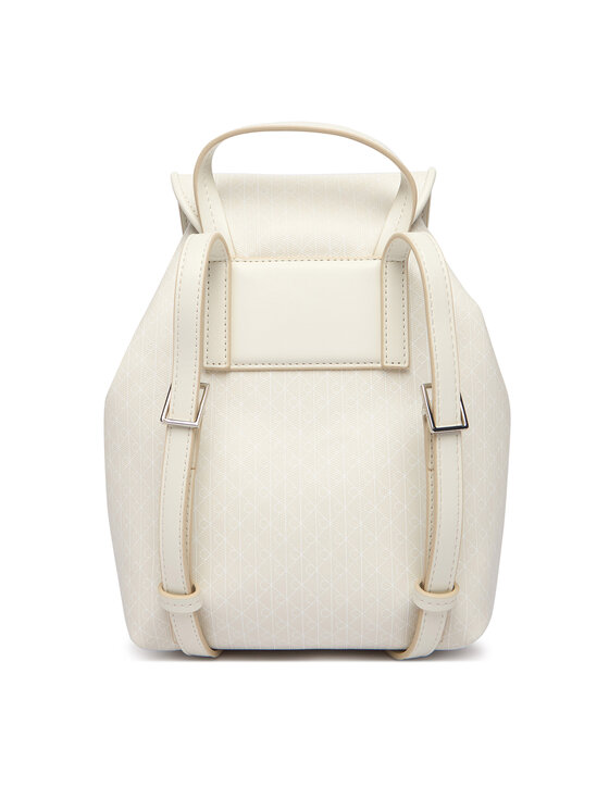 Calvin Klein Calvin Klein Plecak Emblem Aop Mini Backpack LV04F3507G Biały