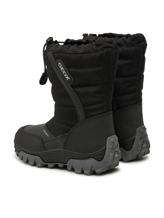 Geox Geox Čizme za snijeg J Himalaya Boy B Abx J26FRA 0FU54 C9999 S Crna