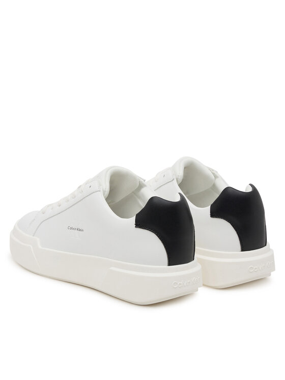 Calvin Klein Calvin Klein Sneakersy Chunky Cupsole Laceup Lth Wn YW0YW01947 Biały