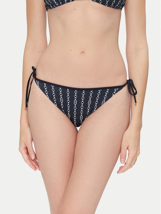 Tommy Hilfiger Tommy Hilfiger Bikini partea de jos UW0UW05316 Bleumarin