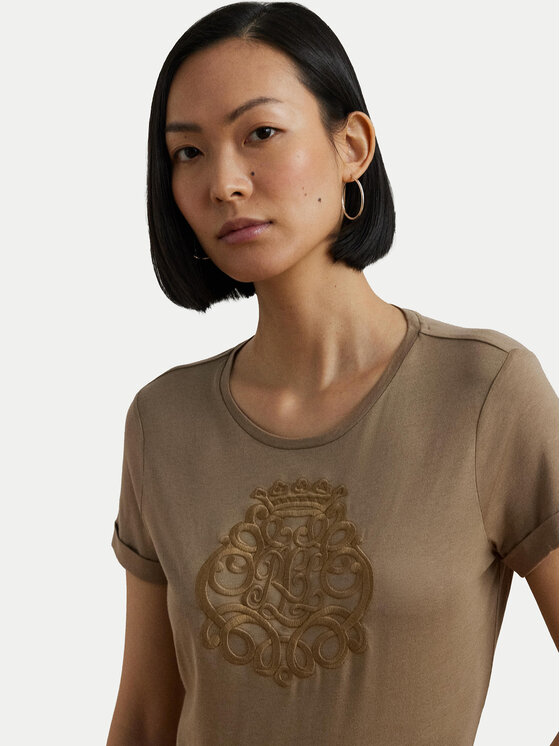 LAUREN RALPH LAUREN LAUREN RALPH LAUREN T-särk 200963905002 Beež Relaxed Fit