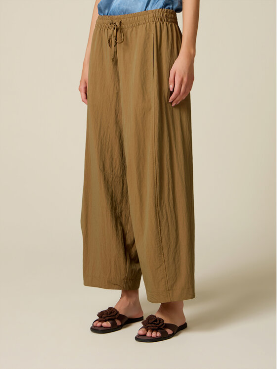 Oltre Oltre Pantaloni di tessuto P029J002690N025 Marrone Regular Fit