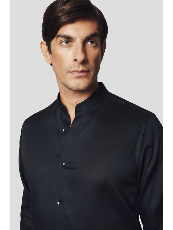 Lancerto Lancerto Koszula Nuria KO073224000003 Czarny Slim Fit