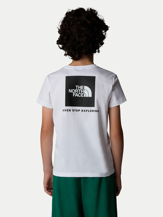 The North Face The North Face Tričko Redbox NF0A89VT Biela Regular Fit
