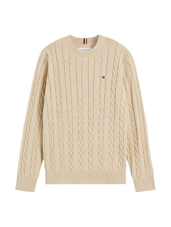 Tommy Hilfiger Tommy Hilfiger Džemperis Cable  KB0KB09753 Bēšs Regular Fit