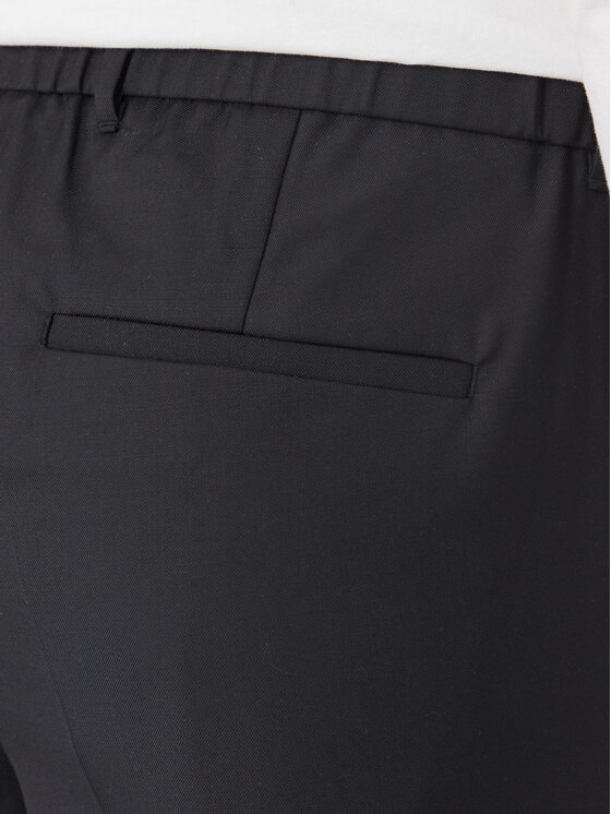 Calvin Klein Calvin Klein Spodnie materiałowe LV04LF623G Czarny Tapered Fit