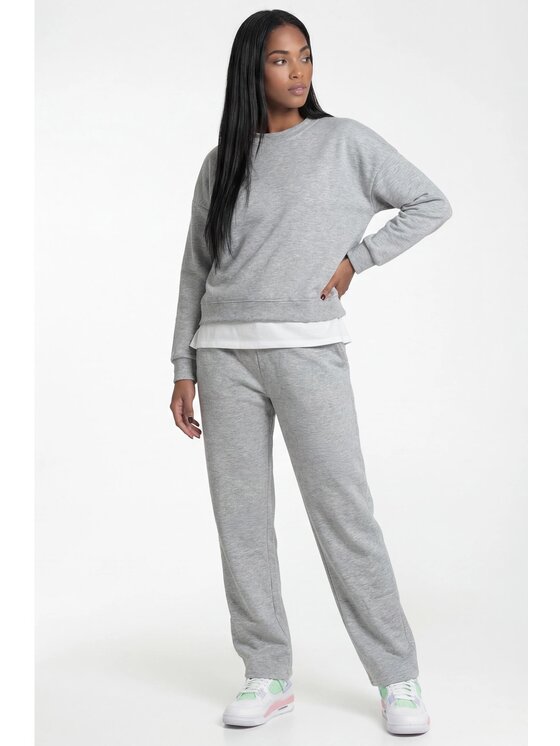 FIGL FIGL Φόρμα M1315 Γκρι Straight Fit