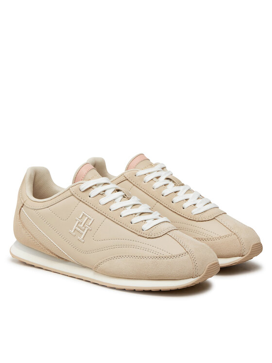 Tommy Hilfiger Tommy Hilfiger Snīkeri Heritage Runner FW0FW08114 Bēšs