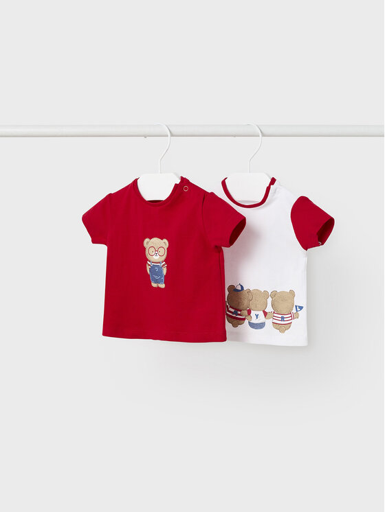 Mayoral Комплект 2 тишъртки 1002 Цветен Regular Fit