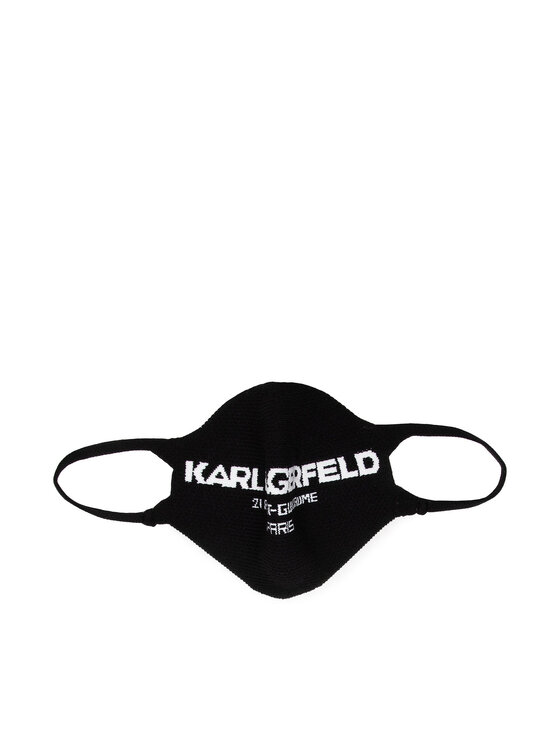 KARL LAGERFELD KARL LAGERFELD Tekstilna maska za obraz 215W3913 Črna