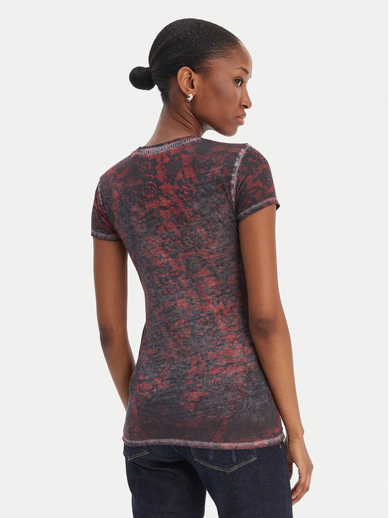 Guess Guess Majica W6RI50 KCCG0 Pisana Regular Fit