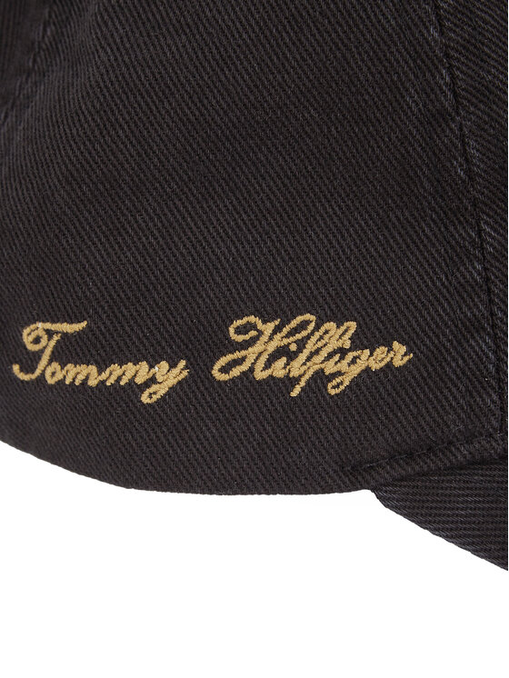 Tommy Hilfiger Tommy Hilfiger Šilterica Seasonal Flag Wash 6 Panel Cap AM0AM13348 Crna