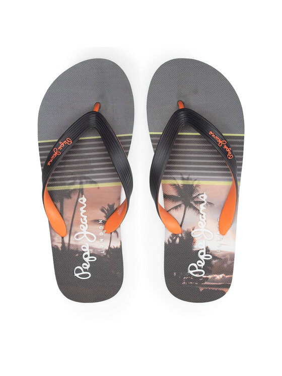 Pepe Jeans Žabky Hawi Palm PMS70115 Čierna