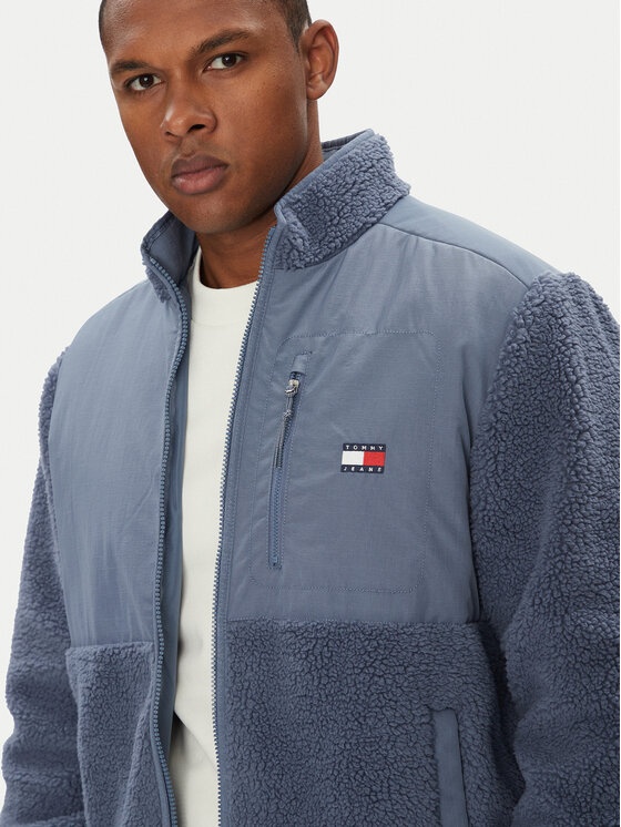 Tommy Jeans Tommy Jeans Átmeneti kabát Novelty DM0DM21682 Kék Regular Fit