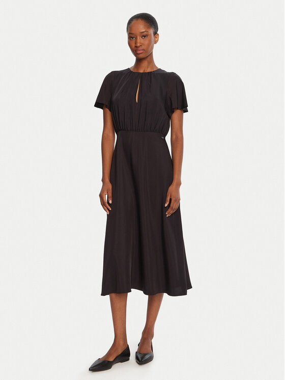 Armani Exchange Armani Exchange Kleid für den Alltag XW001025 AF16122 UC001 Schwarz Regular Fit