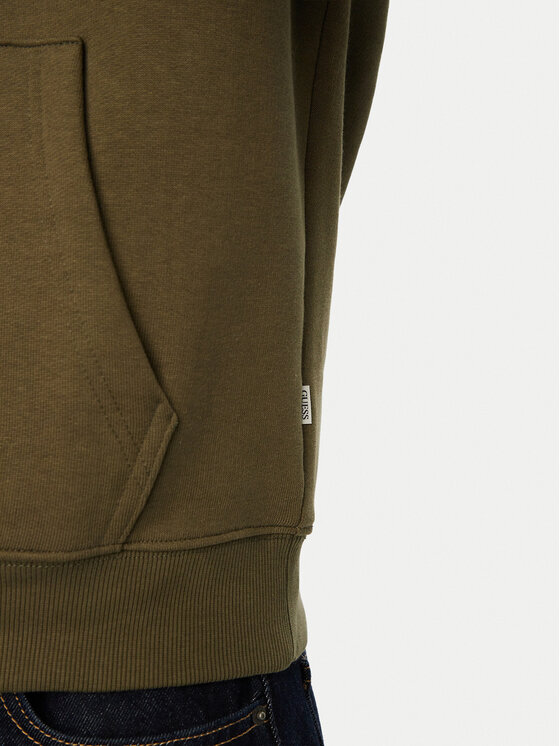 Guess Jeans Guess Jeans Sweatshirt M4YQ22 K9V31 Dunkelgrün Slim Fit
