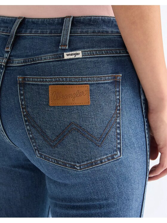 Wrangler Wrangler Jeansy MONTANA Niebieski Wide Leg