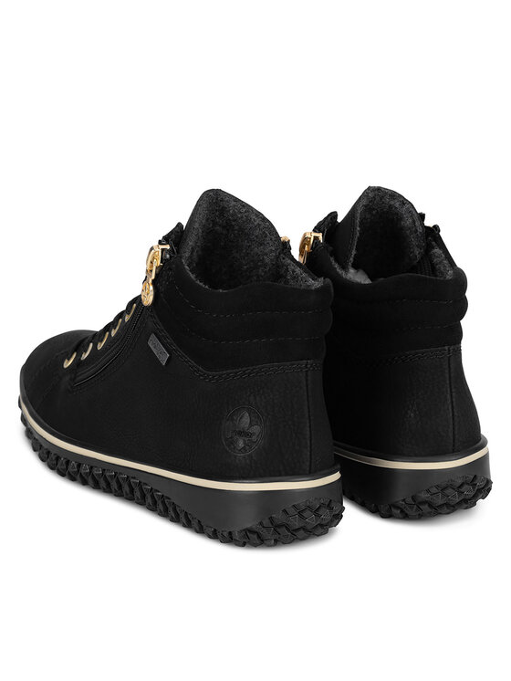 Rieker Rieker Schnürschuhe Z4263-00 Schwarz