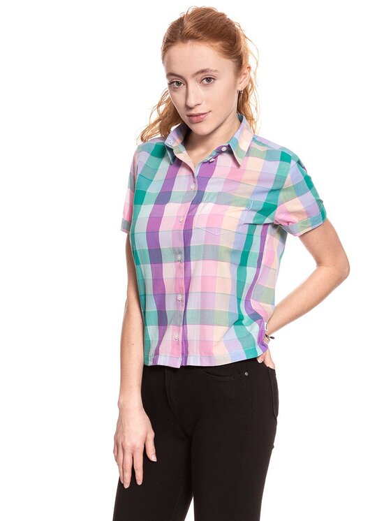 Wrangler Wrangler Camicia SS SHIRT Rosa Regular Fit