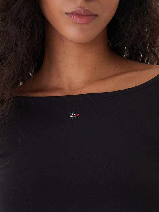 Tommy Jeans Tommy Jeans Palaidinė DW0DW21548 Juoda Slim Fit