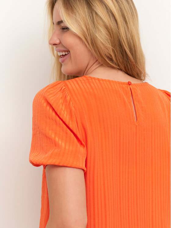 Kaffe Kaffe Blusa Silvia 10507325 Arancione Regular Fit