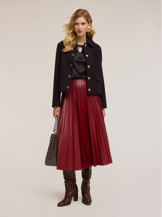 Motivi Motivi Płaszcz Q590Q101013N033 Czarny Regular Fit