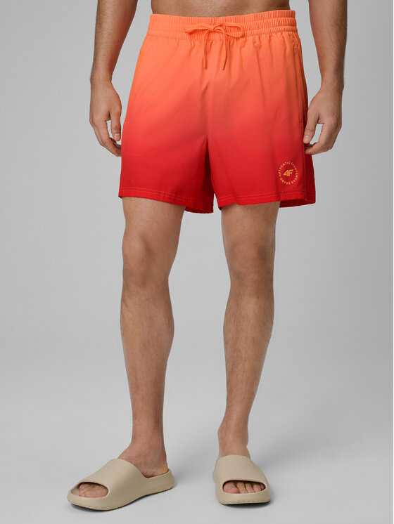 4F 4F Plavecké šortky BEACHWEAR Oranžová Regular Fit