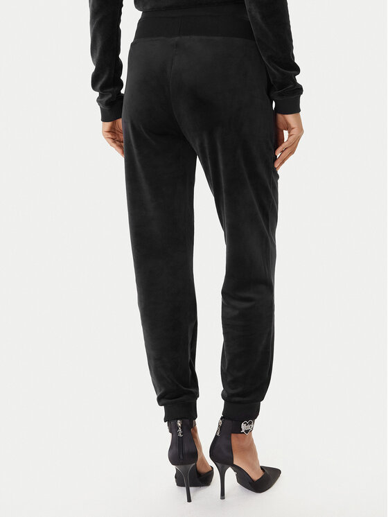 Juicy Couture Juicy Couture Spodnie dresowe JCBBJ225802 Czarny Slim Fit
