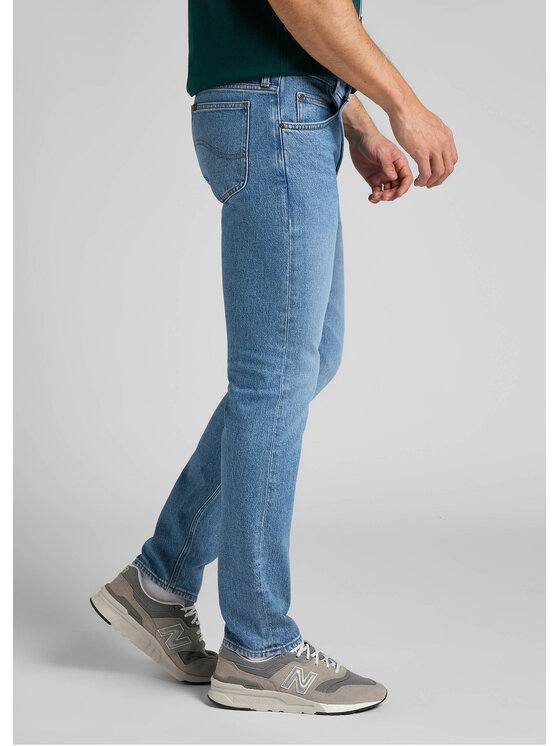 Lee Lee Jeansy RIDER Niebieski Slim Fit