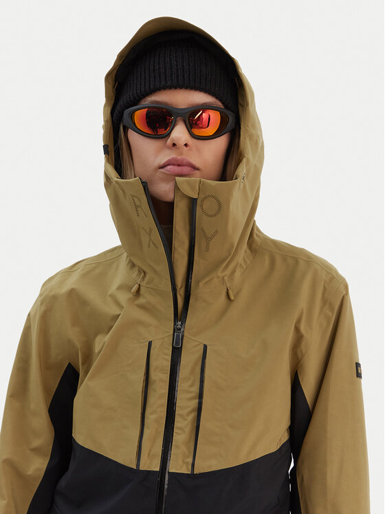 Roxy Roxy Lyžařská bunda Gore-Tex Stretch Purelines ERJTJ03506 Béžová Regular Fit