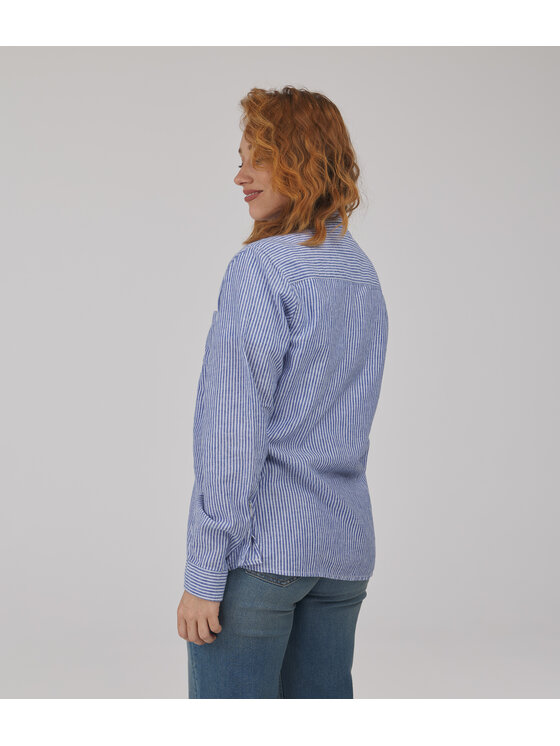 Lee Cooper Lee Cooper Koszula VALERIA Niebieski Regular Fit