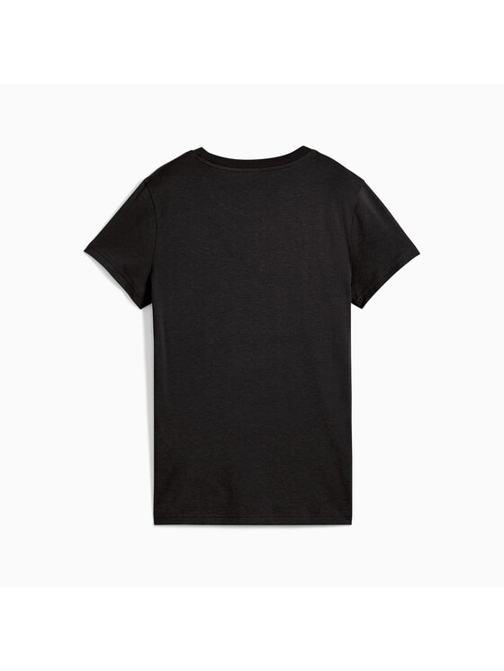 Puma Puma T-Shirt Ess Metallic No. 1 Logo Tee 631536 Czarny Regular Fit