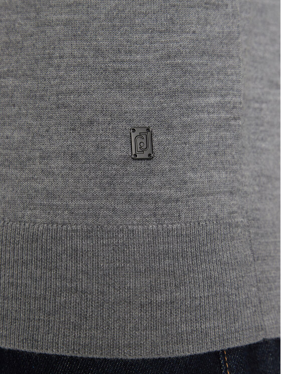 Liu Jo Liu Jo Bluză cu gât QXX006 MA27P Gri Regular Fit
