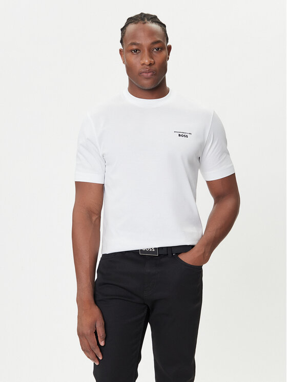 BOSS BOSS T-Shirt C-Thompson 197 PS 50543200 Biały Regular Fit