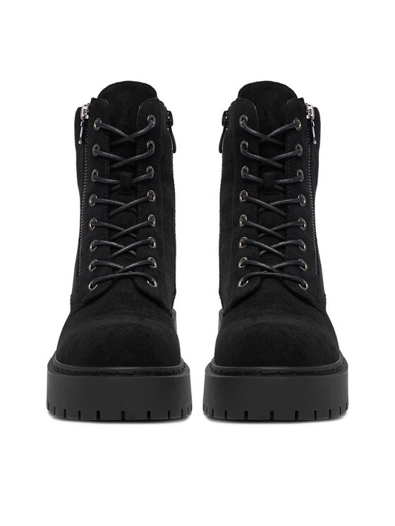 DeeZee DeeZee Schnürschuhe HX21001-70D Schwarz