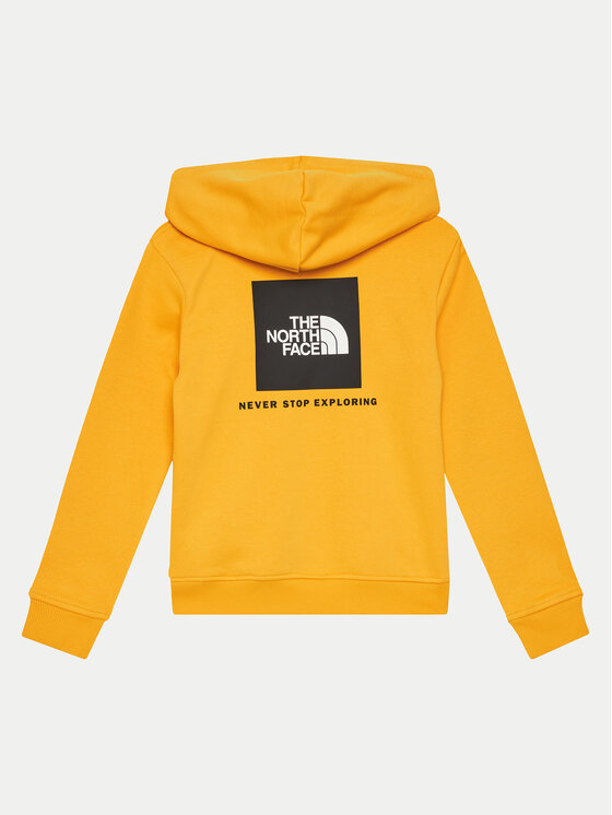 The North Face The North Face Суитшърт Redbox NF0A89H9 Жълт Relaxed Fit