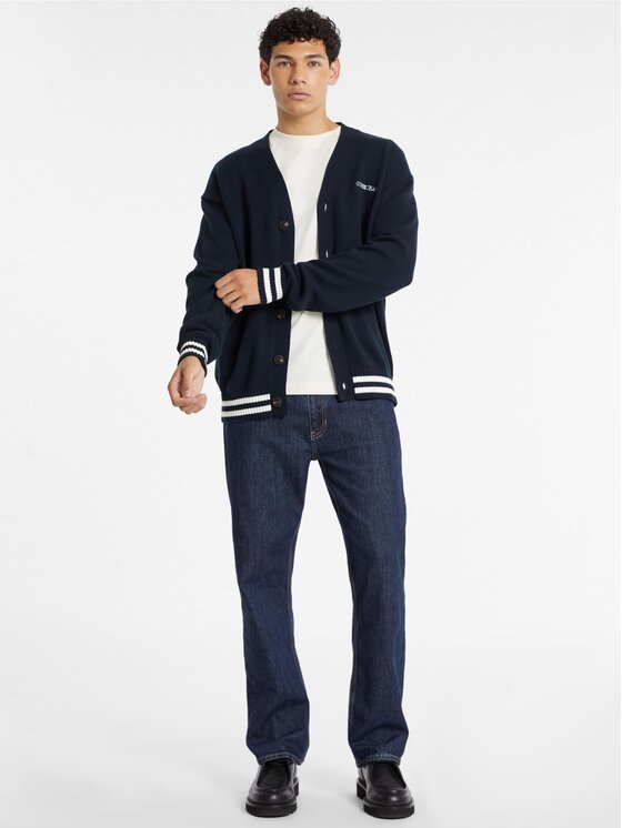 Guess Jeans Guess Jeans Kardigan 168647 Niebieski Classic Fit