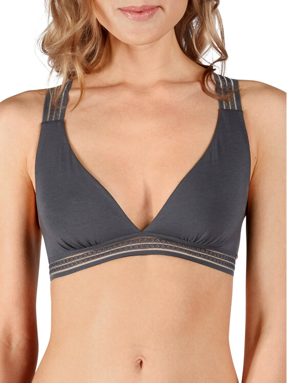 Skiny Skiny Podprsenka bez kostic 85061 Šedá