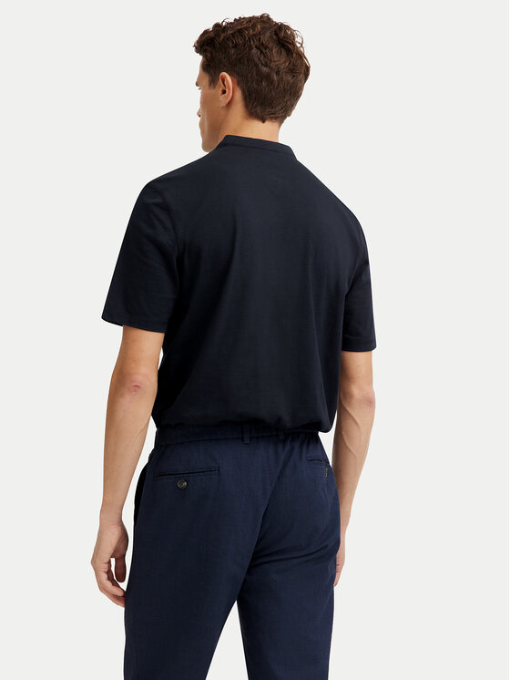 Bugatti Bugatti Polokošeľa 8150-75021C Tmavomodrá Regular Fit