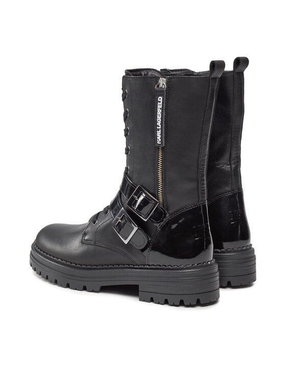 Karl Lagerfeld Kids Karl Lagerfeld Kids Čizme Z19112 S Crna