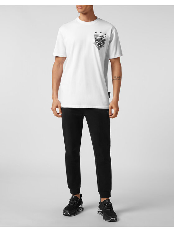 Plein Sport Plein Sport T-Shirt 3543 Biały Regular Fit