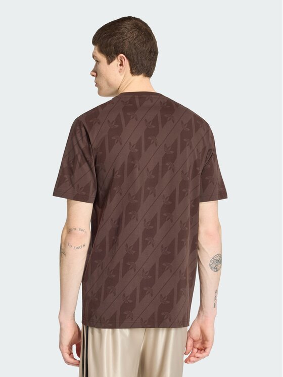 adidas adidas T-Shirt 164802 Brązowy Regular Fit