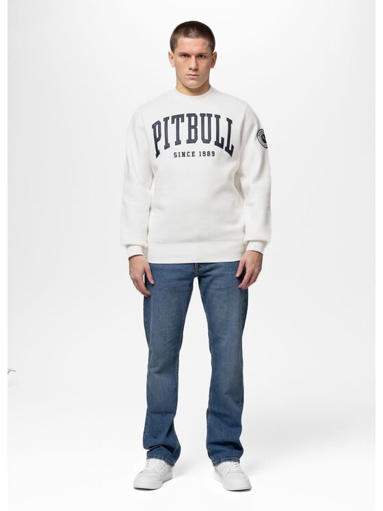 PITBULL PITBULL Bluza NORTON Biały Regular Fit