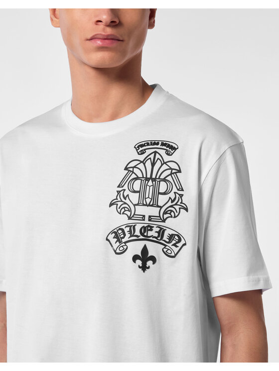 PHILIPP PLEIN PHILIPP PLEIN T-Shirt 24729 Biały Regular Fit