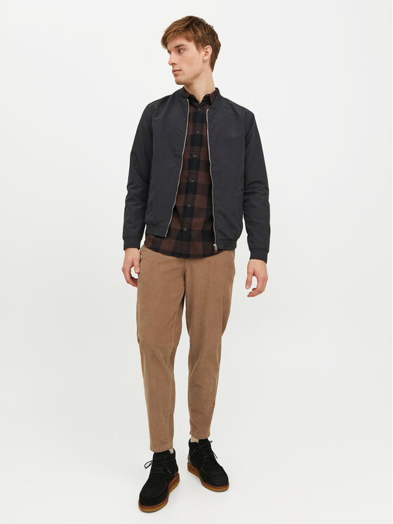 Jack&Jones Jack&Jones Kurtka bomber Roy 12237749 Czarny Regular Fit