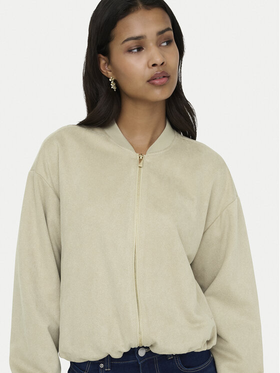 ONLY ONLY Bomber-jakk Mavi 15364101 Beež Regular Fit